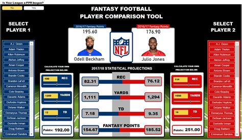 who to start this week in fantasy football|fantasy football player comparison.